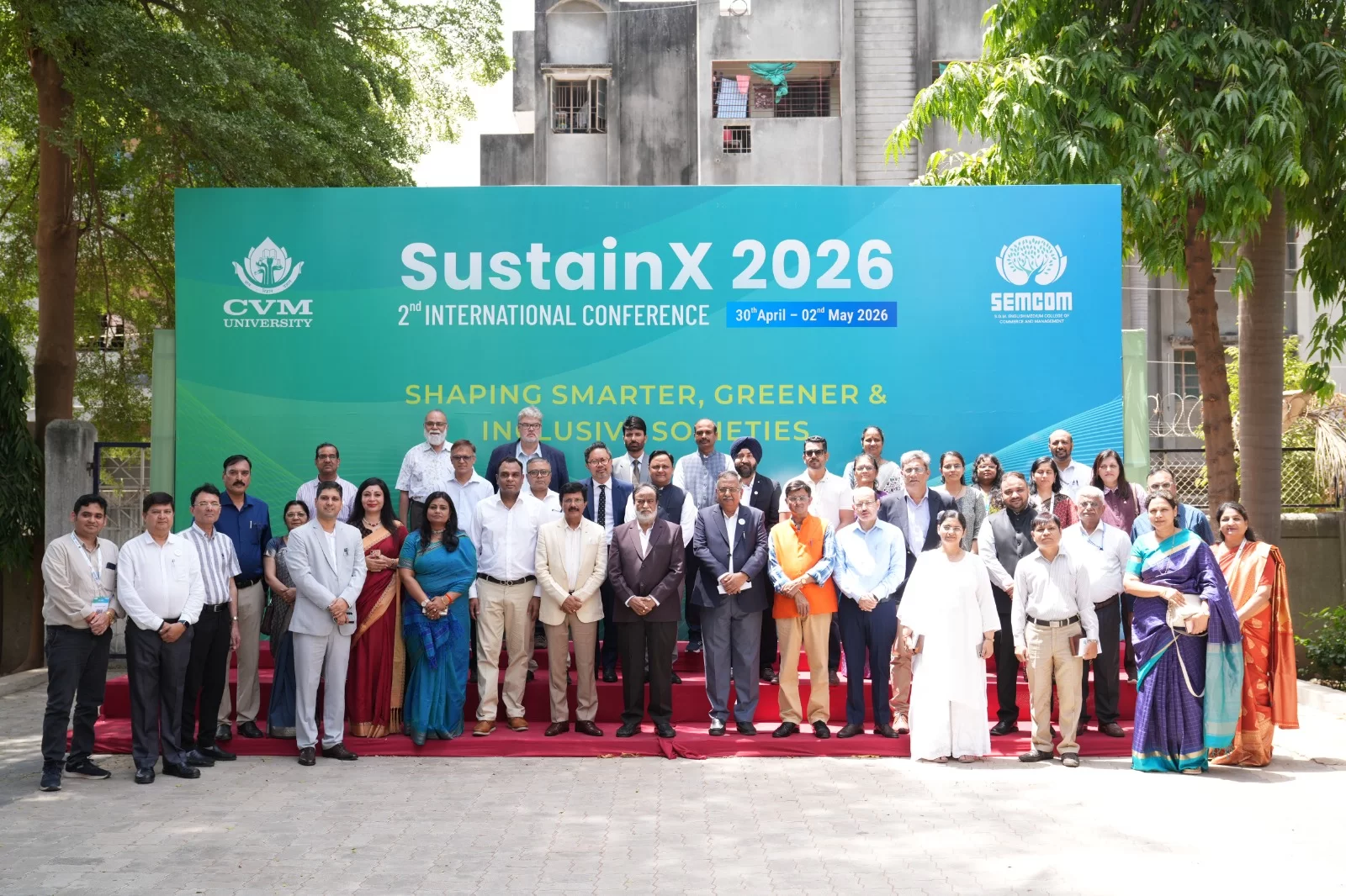 SustainX 2026: CVM યુનિવર્સિટી દ્વારા ટકાઉ ભવિષ્ય માટે આંતરરાષ્ટ્રીય કોન્ફરન્સનું ઉદ્ઘાટન