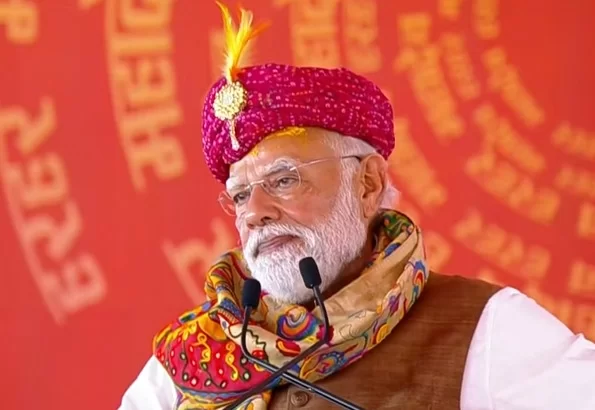 સોમનાથ: શિખર પૂજન બાદ PM મોદી જનસભા સ્થળે પહોંચ્યા, મુખ્યમંત્રીએ પરંપરાગત પાઘડી પહેરાવી કર્યું ભવ્ય સ્વાગત